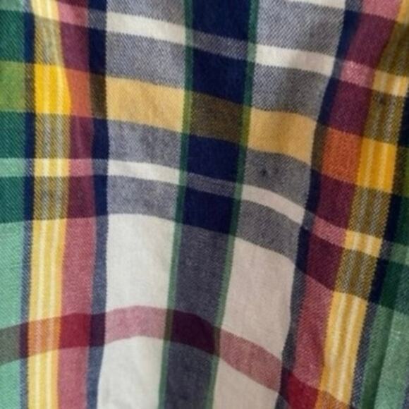 The Limited Plaid High Waisted Cotton Shorts Size 8 - Picture 5 of 8